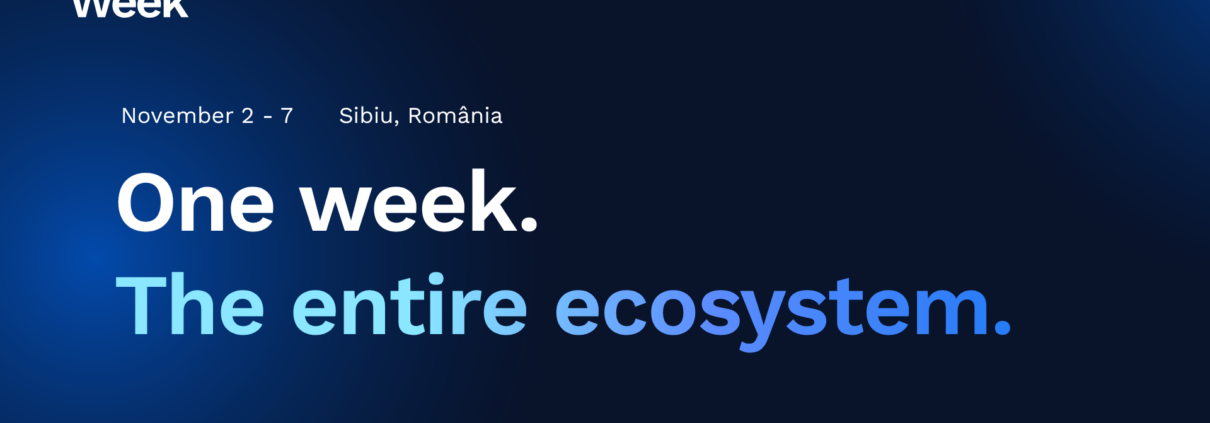 Material oficial Innovation Week 2026, Sibiu, 2–7 noiembrie
